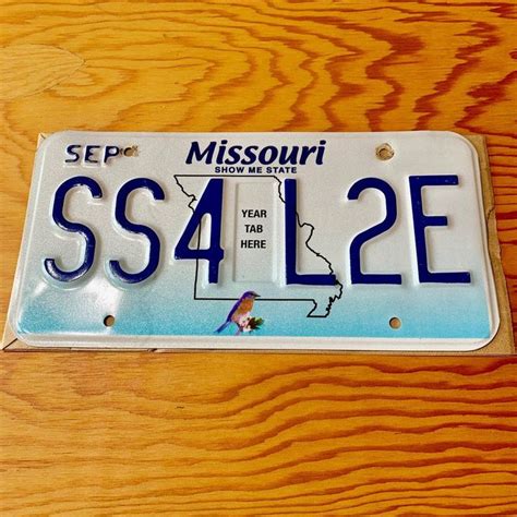 Missouri License Plate Most vehicles are issued with . . Missouri beyond local plates